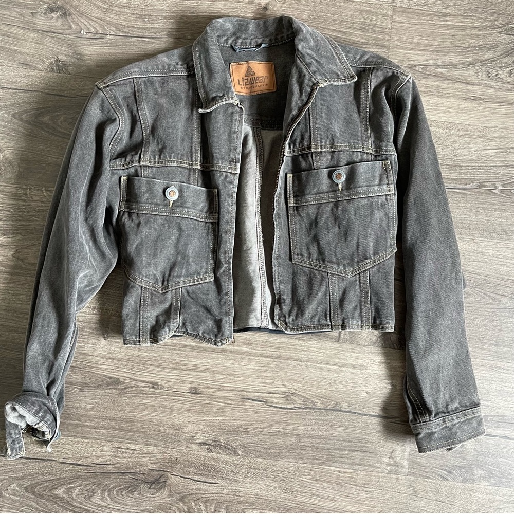 Vintage Liz cropped denim jacket UNIQUE